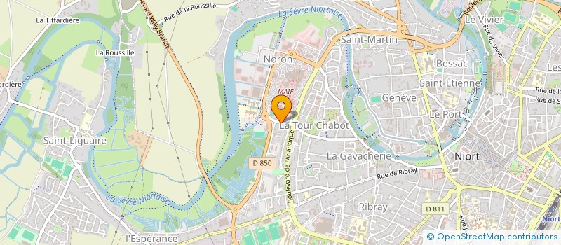 localisation de l'entreprise MONSIEUR DANIEL PERIN à NIORT