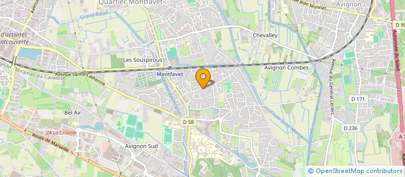 localisation de l'entreprise MONSIEUR DANIEL PERINO  AVIGNON