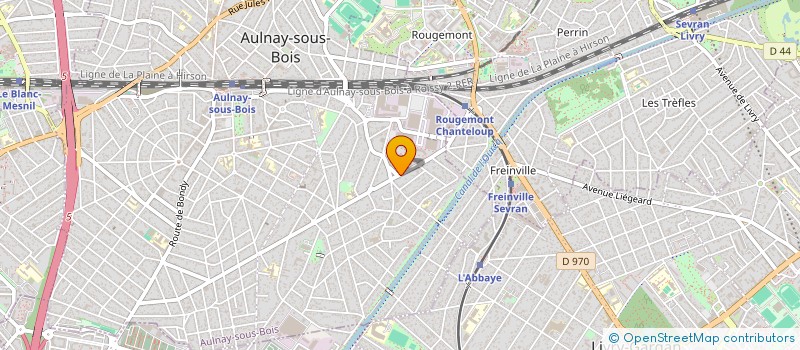 localisation de l'entreprise MONSIEUR DANIEL PERIOT à AULNAY-SOUS-BOIS