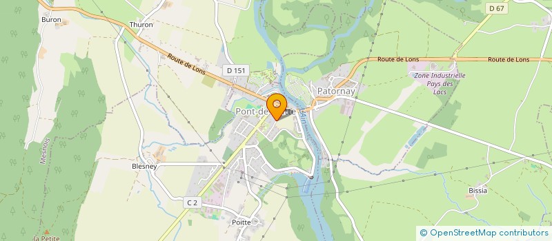 localisation de l'entreprise MONSIEUR DANIEL PERNOT à PONT-DE-POITTE