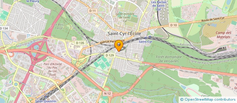 localisation de l'entreprise MONSIEUR DANIEL PEROLLE à SAINT-CYR-L'ECOLE