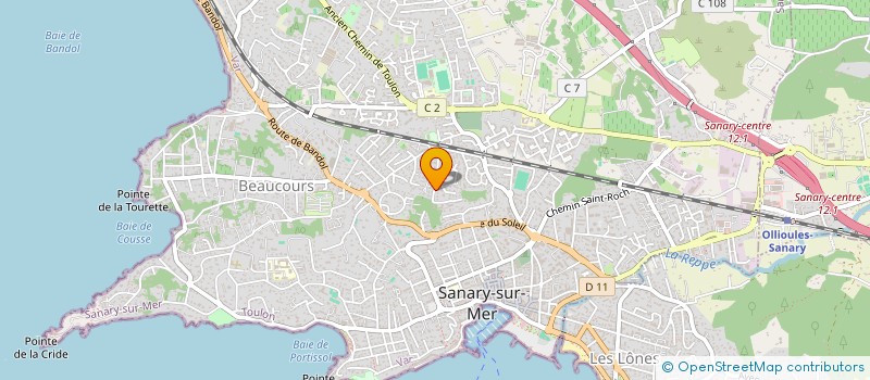 localisation de l'entreprise MONSIEUR DANIEL PERRET à SANARY-SUR-MER