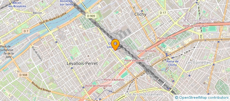 localisation de l'entreprise MONSIEUR DANIEL PERRET à LEVALLOIS-PERRET