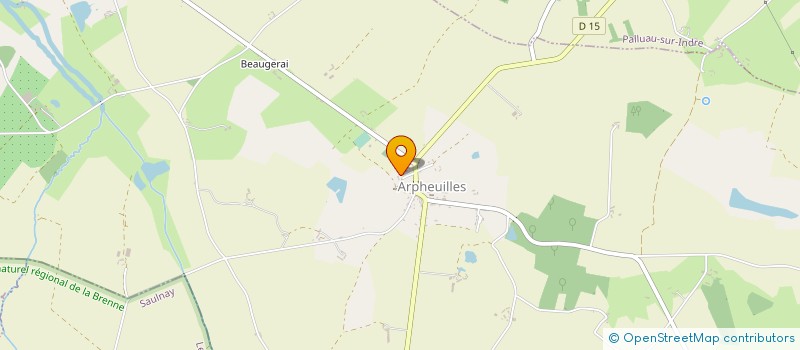 localisation de l'entreprise MONSIEUR DANIEL PERRETTE à ARPHEUILLES