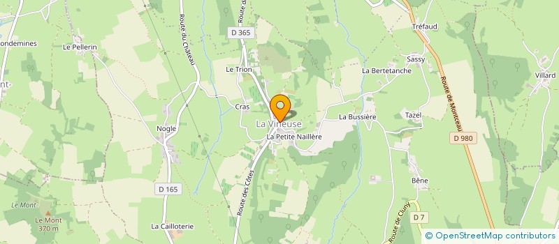 localisation de l'entreprise MONSIEUR DANIEL PERRIN  BERGESSERIN