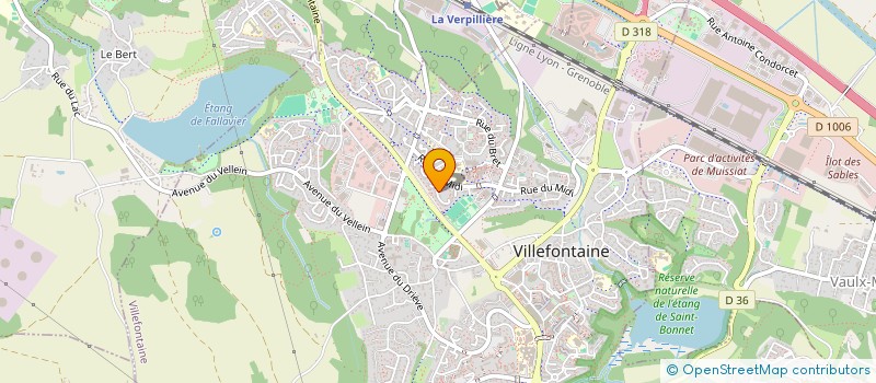 localisation de l'entreprise MONSIEUR DANIEL PERRON  VILLEFONTAINE