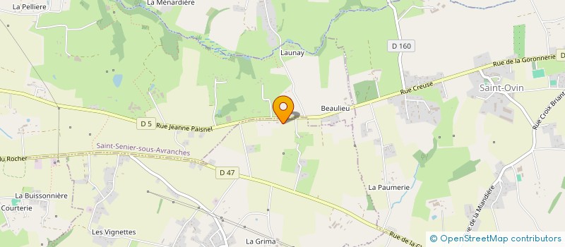 localisation de l'entreprise MONSIEUR DANIEL PERROUAULT  SAINT-LOUP