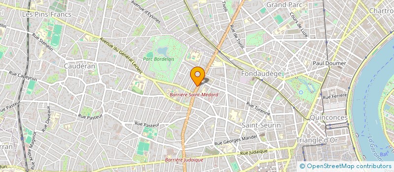 localisation de l'entreprise MONSIEUR DANIEL PESME à BORDEAUX
