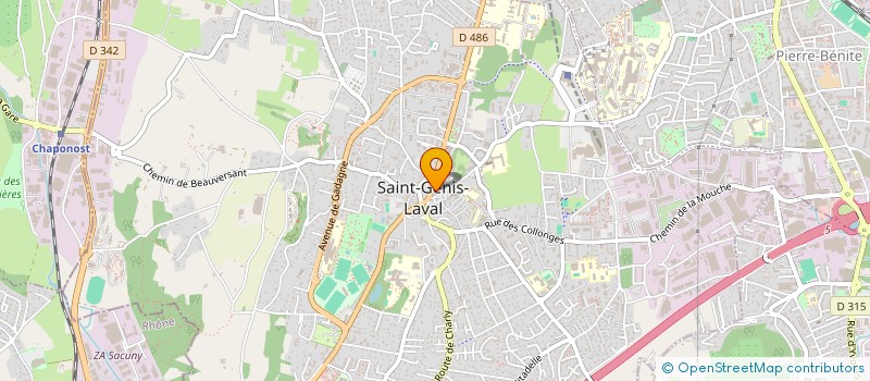 localisation de l'entreprise MONSIEUR DANIEL PESTRITTO à SAINT-GENIS-LAVAL