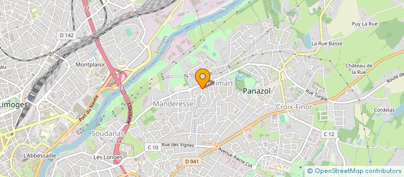 localisation de l'entreprise MONSIEUR DANIEL PETIT à PANAZOL