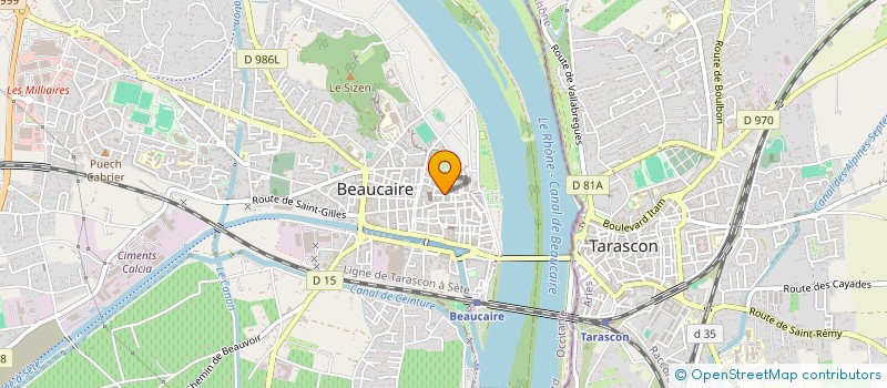 localisation de l'entreprise MONSIEUR DANIEL PETITJEAN  GRAVESON