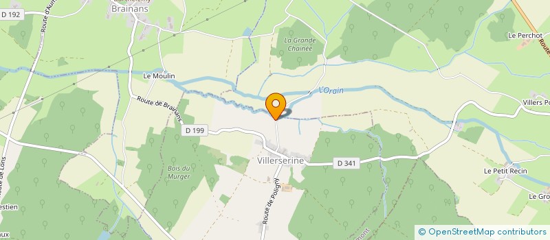 localisation de l'entreprise MONSIEUR DANIEL PETITPAS  VILLERSERINE