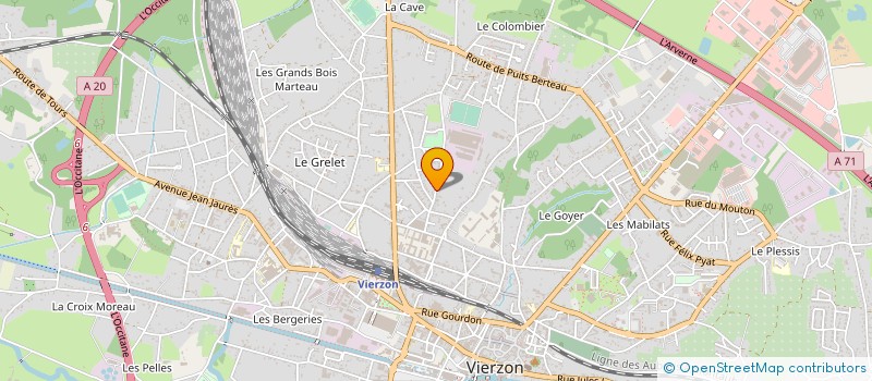 localisation de l'entreprise MONSIEUR DANIEL PETROVIC  VIERZON