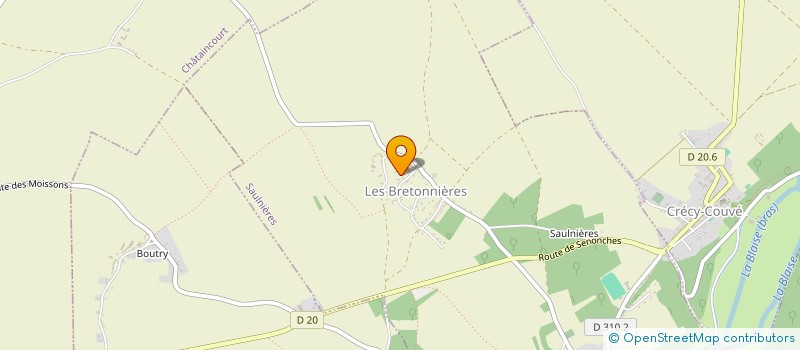 localisation de l'entreprise MONSIEUR DANIEL PEUREY à SAULNIERES