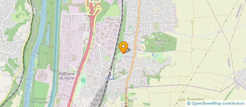 localisation de l'entreprise MONSIEUR DANIEL PEYROCHE  FEYZIN