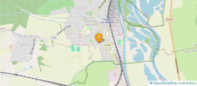 localisation de l'entreprise MONSIEUR DANIEL PEZZOTTI  PAGNY-SUR-MOSELLE
