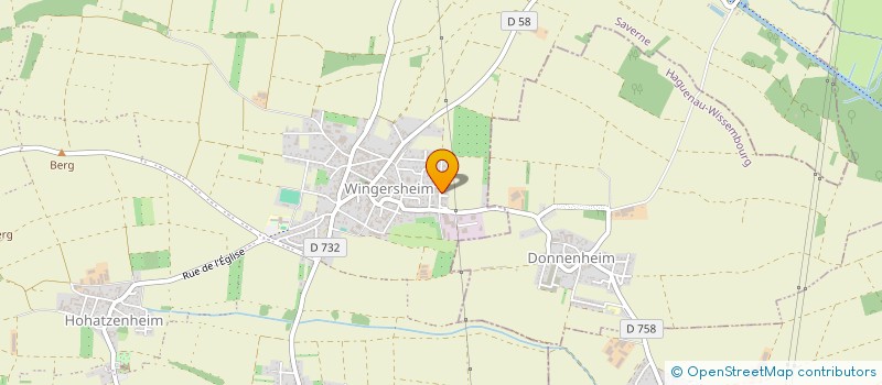 localisation de l'entreprise MONSIEUR DANIEL PFISTER  WINGERSHEIM LES QUATRE BANS