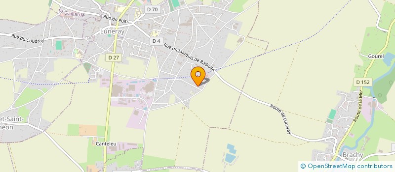 localisation de l'entreprise MONSIEUR DANIEL PHILIPPE  LUNERAY