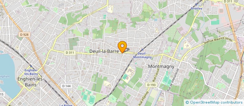 localisation de l'entreprise MONSIEUR DANIEL PHILIPPE  DEUIL-LA-BARRE