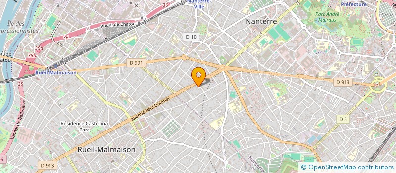 localisation de l'entreprise MONSIEUR DANIEL PHILIPPON-LEBREC  NANTERRE