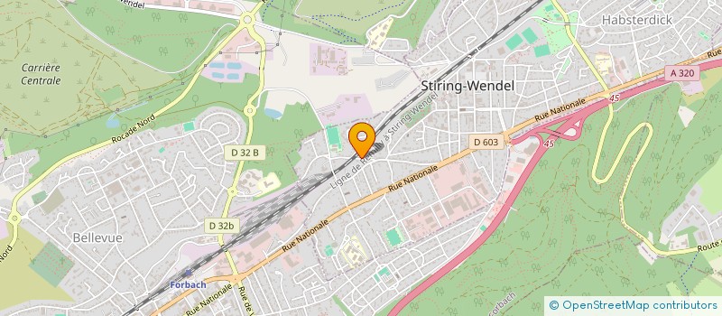 localisation de l'entreprise MONSIEUR DANIEL PHILLIPPS  STIRING-WENDEL