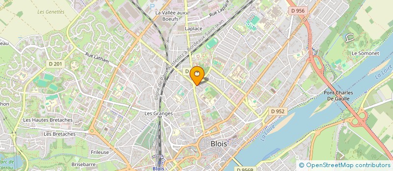 localisation de l'entreprise MONSIEUR DANIEL PIAUGE  BLOIS