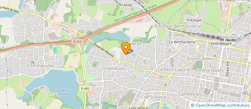 localisation de l'entreprise MONSIEUR DANIEL PIAUX  SAINT-NAZAIRE