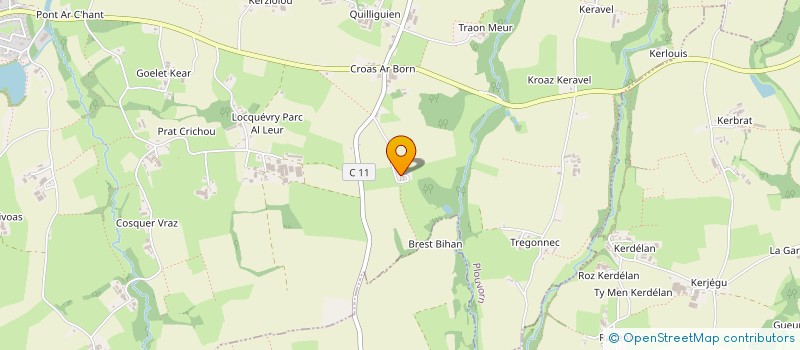 localisation de l'entreprise MONSIEUR DANIEL PICART  PLOUVORN