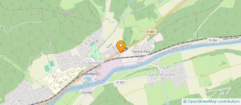 localisation de l'entreprise MONSIEUR DANIEL PICCAND  VAIRE