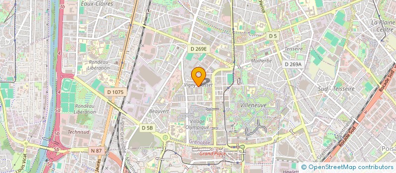 localisation de l'entreprise MONSIEUR DANIEL PICCARRETA  GRENOBLE