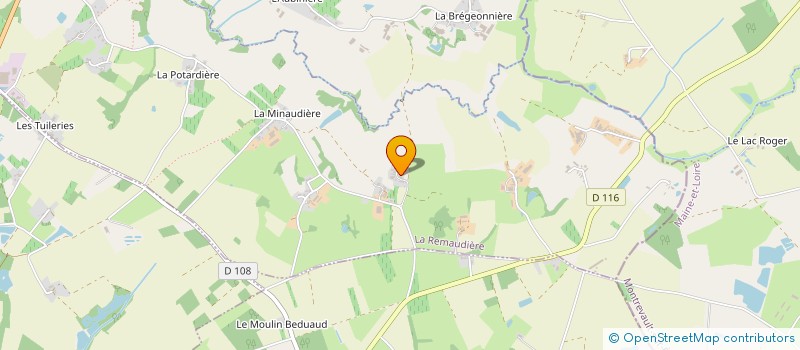 localisation de l'entreprise MONSIEUR DANIEL PICHON  LA REMAUDIERE