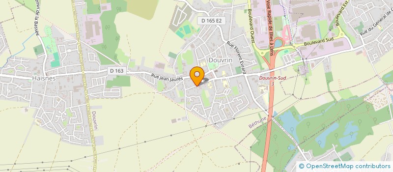 localisation de l'entreprise MONSIEUR DANIEL PICQUE  DOUVRIN