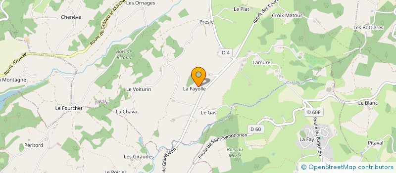 localisation de l'entreprise MONSIEUR DANIEL PIEGAY  AVEIZE