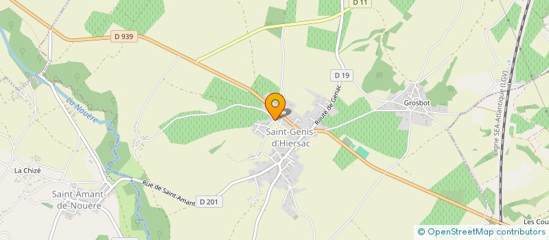 localisation de l'entreprise MONSIEUR DANIEL PIERDON à SAINT-GENIS-D'HIERSAC
