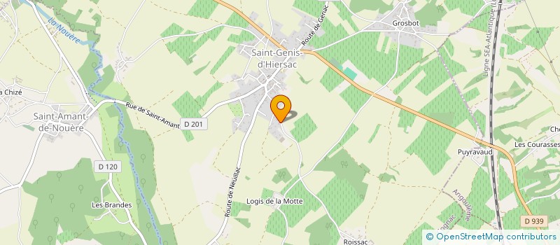 localisation de l'entreprise MONSIEUR DANIEL PIERDON à SAINT-GENIS-D'HIERSAC