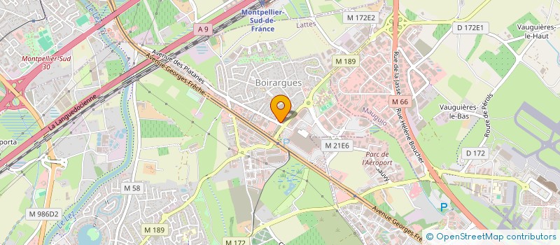 localisation de l'entreprise MONSIEUR DANIEL PIERI à LATTES