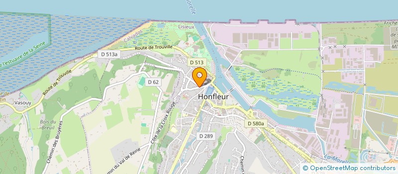 localisation de l'entreprise MONSIEUR DANIEL PIERRE à HONFLEUR
