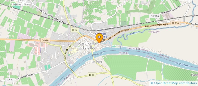 localisation de l'entreprise MONSIEUR DANIEL PIERRE à CASTILLON-LA-BATAILLE