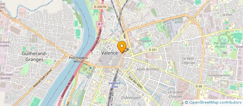 localisation de l'entreprise MONSIEUR DANIEL PIERRE-BES à VALENCE