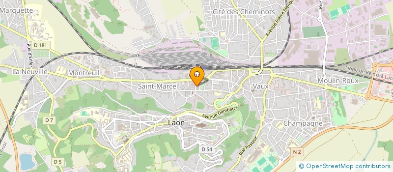 localisation de l'entreprise MONSIEUR DANIEL PIERROT à LAON