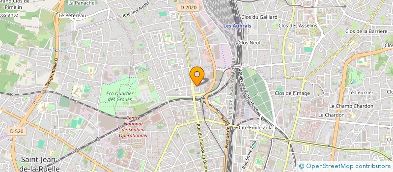 localisation de l'entreprise MONSIEUR DANIEL PIETU à ORLEANS