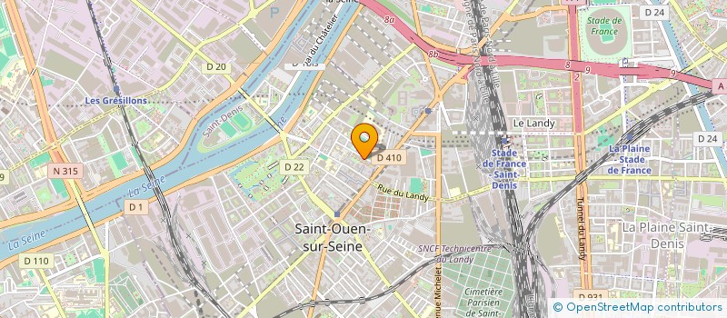 localisation de l'entreprise MONSIEUR DANIEL PIGET à SAINT-OUEN-SUR-SEINE