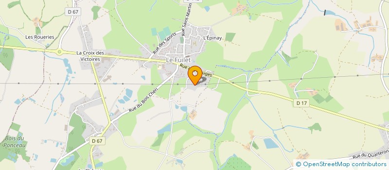 localisation de l'entreprise MONSIEUR DANIEL PINATTON à MONTREVAULT-SUR-EVRE