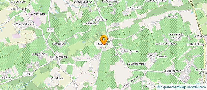 localisation de l'entreprise MONSIEUR DANIEL PINEAU à LE LOROUX-BOTTEREAU