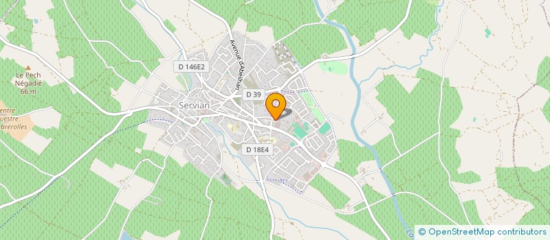 localisation de l'entreprise MONSIEUR DANIEL PINOT à SERVIAN