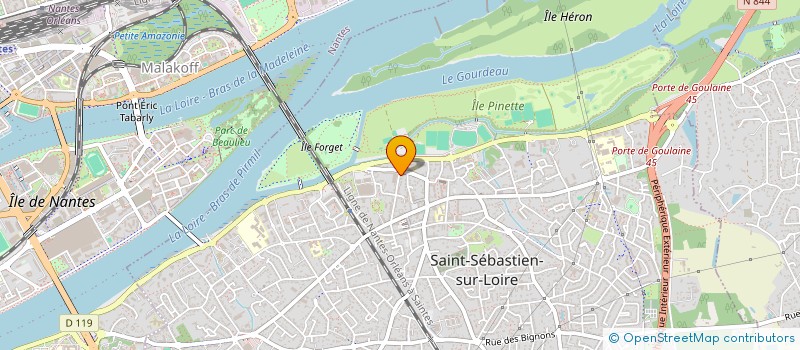 localisation de l'entreprise MONSIEUR DANIEL PINTEA  SAINT-SEBASTIEN-SUR-LOIRE