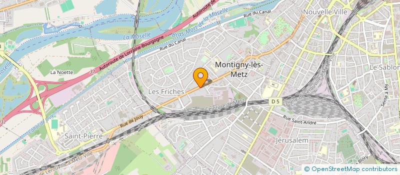 localisation de l'entreprise MONSIEUR DANIEL PIORICO à MONTIGNY-LES-METZ