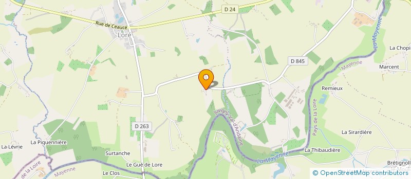 localisation de l'entreprise MONSIEUR DANIEL PIQUET à TORCHAMP