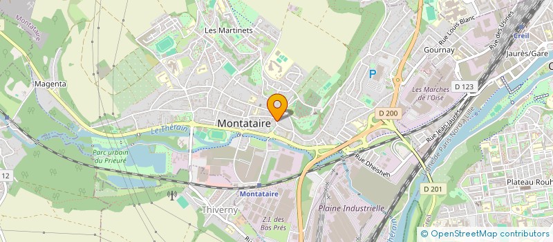 localisation de l'entreprise MONSIEUR DANIEL PIRES  MONTATAIRE