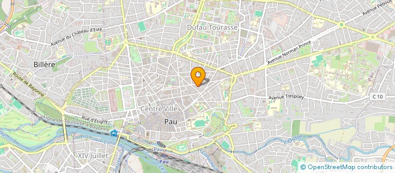 localisation de l'entreprise MONSIEUR DANIEL PLANAS à PAU